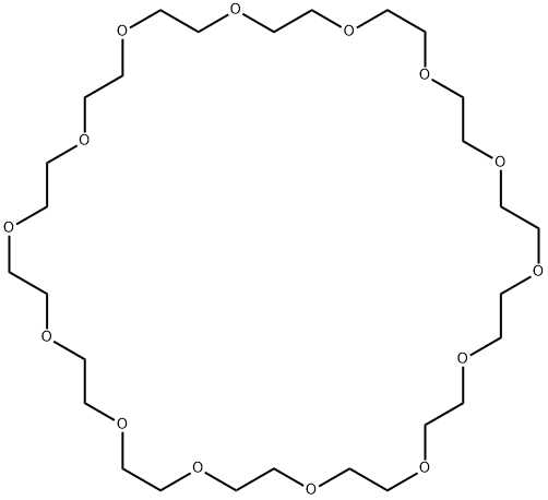 1,4,7,10,13,16,19,22,25,28,31,34,37,40-Tetradecaoxacyclodotetracontane (9CI) Structure