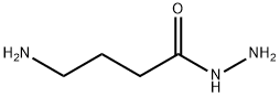 Butanoic acid, 4-amino-, hydrazide 구조식 이미지