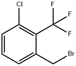 Benzene, 1-(bromomethyl)-3-chloro-2-(trifluoromethyl)- Structure