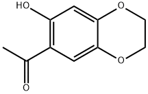 Ethanone, 1-(2,3-dihydro-7-hydroxy-1,4-benzodioxin-6-yl)- Structure