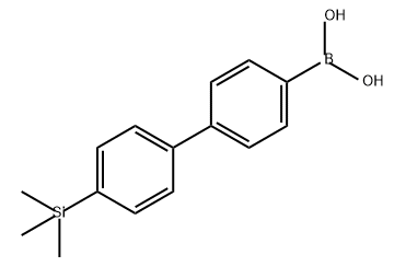 Boronic acid, B-[4'-(trimethylsilyl)[1,1'-biphenyl]-4-yl]- Structure