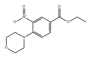Benzoic acid, 4-(4-morpholinyl)-3-nitro-, ethyl ester Structure