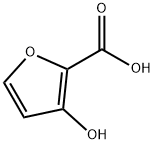 2-Furancarboxylic acid, 3-hydroxy- 구조식 이미지