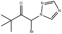 2-Butanone, 1-bromo-3,3-dimethyl-1-(1H-1,2,4-triazol-1-yl)- Structure