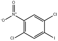 Benzene, 1,4-dichloro-2-iodo-5-nitro- 구조식 이미지