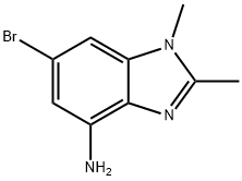 1H-Benzimidazol-4-amine, 6-bromo-1,2-dimethyl- Structure