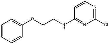 2-chloro-n-(2-phenoxyethyl)pyrimidin-4-amine Structure