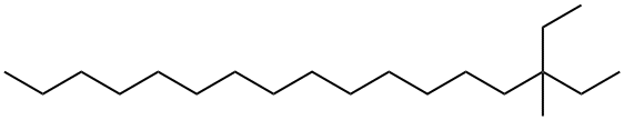 Heptadecane, 3-ethyl-3-methyl- Structure