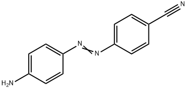 Benzonitrile, 4-[2-(4-aminophenyl)diazenyl]- Structure