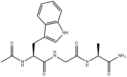 L-Alaninamide, N-acetyl-L-tryptophylglycyl- (9CI) Structure