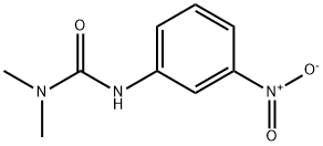 Urea, N,N-dimethyl-N'-(3-nitrophenyl)- Structure