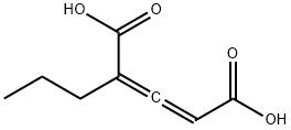 2,3-Pentadienedioic acid, 2-propyl- 구조식 이미지