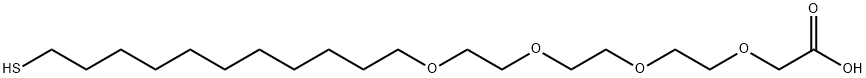 Thiol-C9-PEG4-acid Structure