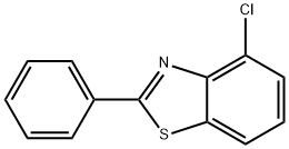 Benzothiazole, 4-chloro-2-phenyl- Structure