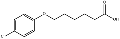 6-(4-chlorophenoxy)hexanoic acid 구조식 이미지