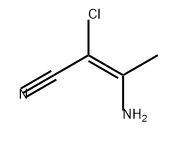 2-Butenenitrile, 3-amino-2-chloro-, (E)- (9CI) 구조식 이미지