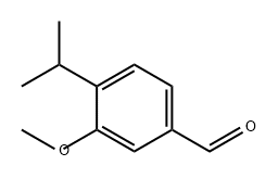 Benzaldehyde, 3-methoxy-4-(1-methylethyl)- Structure