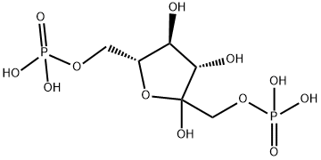 D-Fructofuranose, 1,6-bis(dihydrogen phosphate) Structure