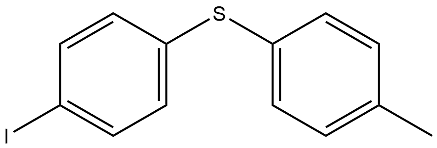 1-Iodo-4-[(4-methylphenyl)thio]benzene Structure