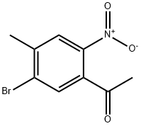 Ethanone, 1-(5-bromo-4-methyl-2-nitrophenyl)- Structure