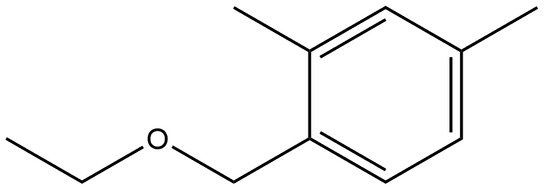 1-(Ethoxymethyl)-2,4-dimethylbenzene Structure