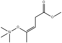 3-Pentenoic acid, 4-[(trimethylsilyl)oxy]-, methyl ester, (Z)- (9CI) Structure