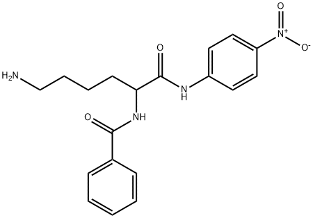 Benzamide, N-[5-amino-1-[[(4-nitrophenyl)amino]carbonyl]pentyl]- 구조식 이미지