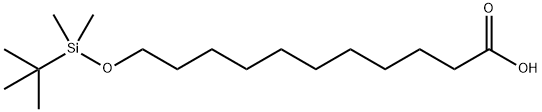 Undecanoic acid, 11-[[(1,1-dimethylethyl)dimethylsilyl]oxy]- Structure