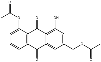 3,8-Diacetyl Aloe-emodin Structure