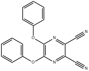 5,6-diphenoxypyrazine-2,3-dicarbonitrile 구조식 이미지
