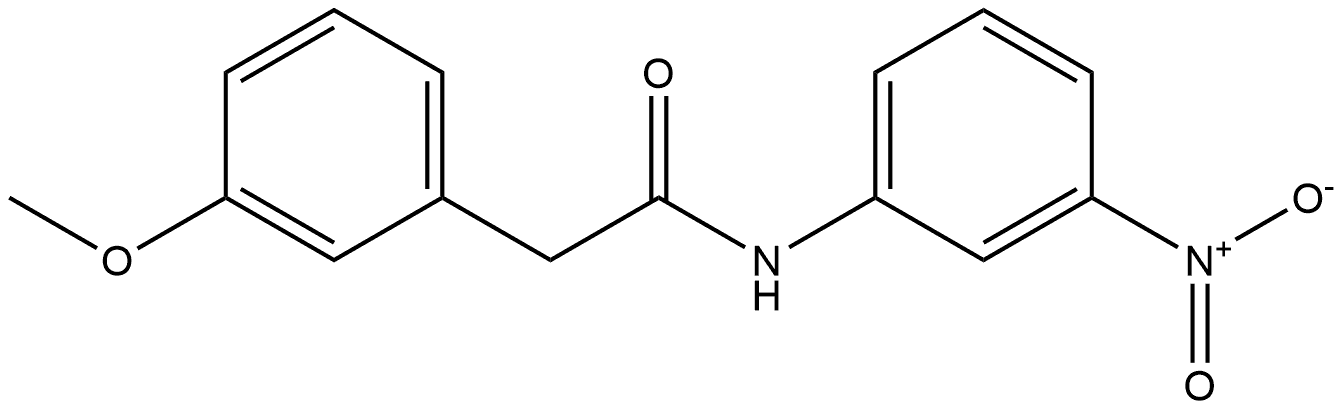 2-(3-methoxyphenyl)-N-(3-nitrophenyl)acetamide Structure