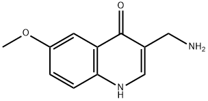 3-(Aminomethyl)-6-methoxyquinolin-4(1H)-one Structure