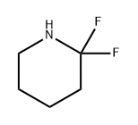 Piperidine, 2,2-difluoro- Structure