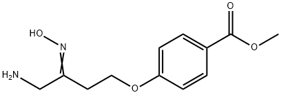 Benzoic acid, 4-[4-amino-3-(hydroxyimino)butoxy]-, methyl ester Structure