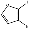 3-Bromo-2-iodofuran Structure