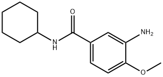 Benzamide, 3-?amino-?N-?cyclohexyl-?4-?methoxy- 구조식 이미지