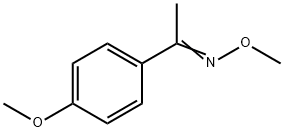 Ethanone, 1-(4-methoxyphenyl)-, O-methyloxime Structure