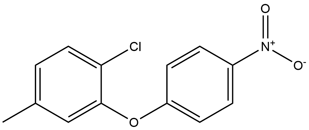 1-chloro-4-methyl-2-(4-nitrophenoxy)benzene Structure