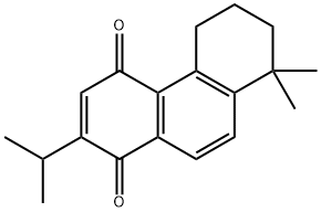 1,4-Phenanthrenedione, 5,6,7,8-tetrahydro-8,8-dimethyl-2-(1-methylethyl)- Structure