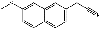 2-Naphthaleneacetonitrile, 7-methoxy- Structure
