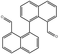 [1,1'-Binaphthalene]-8,8'-dicarboxaldehyde Structure