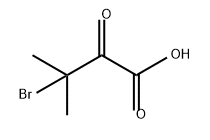 Butanoic acid, 3-bromo-3-methyl-2-oxo- Structure