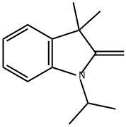 1H-Indole, 2,3-dihydro-3,3-dimethyl-2-methylene-1-(1-methylethyl)- Structure