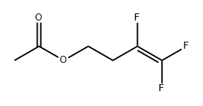 3-Buten-1-ol, 3,4,4-trifluoro-, 1-acetate Structure