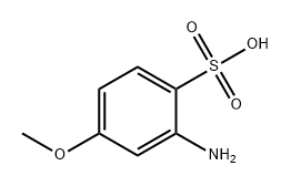 Benzenesulfonic acid, 2-amino-4-methoxy- 구조식 이미지