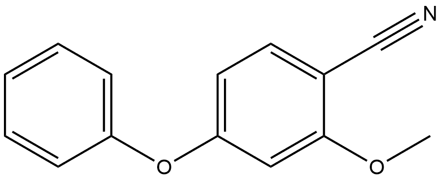 2-Methoxy-4-phenoxybenzonitrile Structure