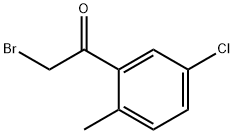 2-bromo-1-(5-chloro-2-methylphenyl)ethan-1-one Structure