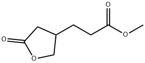 Tetrahydro-5-oxo-3-furanpropanoic acid methyl ester Structure