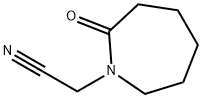 1H-Azepine-1-acetonitrile, hexahydro-2-oxo- Structure