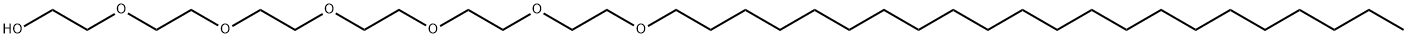 hexaethylene glycol monodocosyl ether Structure